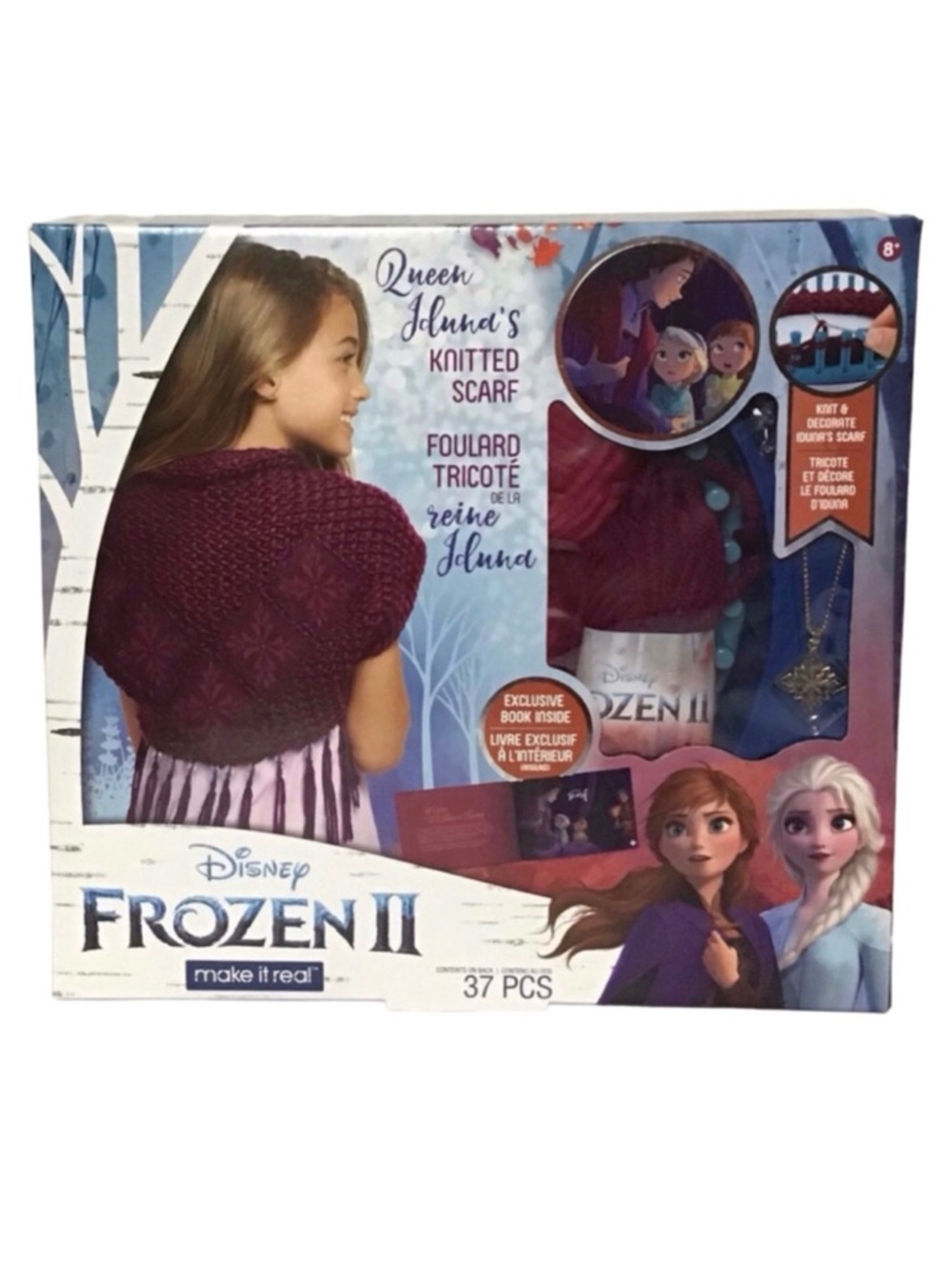 Disney’s Frozen 2 Queen Iduna’s Knitted Scarf Kit (NWT)